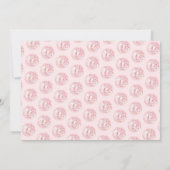 Sweet One Donut thema foto Eerste verjaardag Kaart (Achterkant)