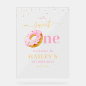 Sweet One Donuts Anniversaire Invitation, Donuts R (Recto)