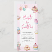 Sweet One Film Strip Invitation premier anniversai (Devant)