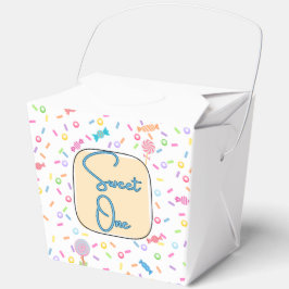 Sweet One First Birthday Party Favor Box Bedankdoosjes