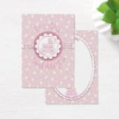 Sweet One Girl Gift Label Visitekaartje (Bureau)