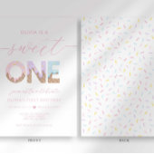 Sweet One Ijsfeest Uitnodiging