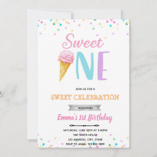 Sweet ONE invitation à la crème glacée