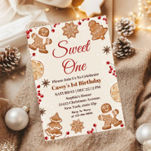 Sweet One kerstvakantie 1e verjaardagsfeestje