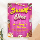 Sweet One - Meisje 1e verjaardag Kaart