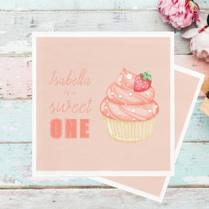 Sweet ONE, meisjes eerste verjaardagsfeestje Papie Servet