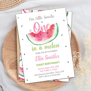 Sweet One Summer Party Kaart voor meisjes