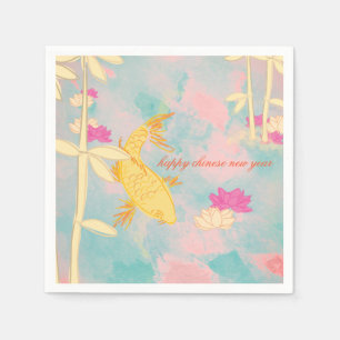 Sweet Oranje Koi Servet