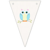 Sweet Owl Birthday Vlaggetjes (Eerste vlag)
