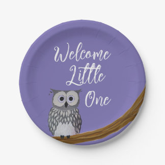 Sweet Owlet Papier Bord in Donker Paarse