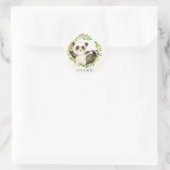 Sweet Panda Bear It's a Boy Faveur Sticker (Sac)