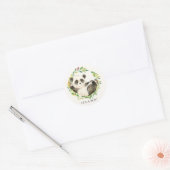 Sweet Panda Bear It's a Boy Faveur Sticker (Enveloppe)