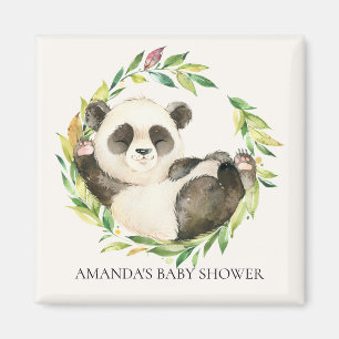 Sweet Panda Beer Baby shower Favor Magnet Magneet