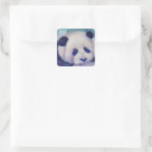 SWEET PANDA VIERKANTE STICKER (Tas)