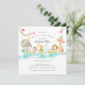 Sweet Parade Baby shower Invitation Kaart (Staand voorkant)