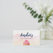 Sweet Pastel Carte de visite de confiserie (Debout devant)