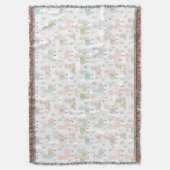 Sweet Pastel Llamas Deken (Voorkant Verticaal)