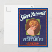 Sweet Patootie Brand Briefkaart (Voorkant / Achterkant)