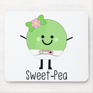 Sweet Pea Baby Girl Pea Muismat