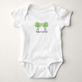 Sweet Pea Baby Twin Girls Romper