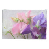 Sweet pea bouquet kussensloop (Achterkant)