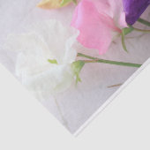 Sweet pea bouquet tissuepapier (Detail)