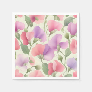 Sweet Pea Charming Retro Pastel Servet