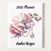 Sweet Pea & Diamond April Verse – 2026 Full-Year  Planner (Achterkant)