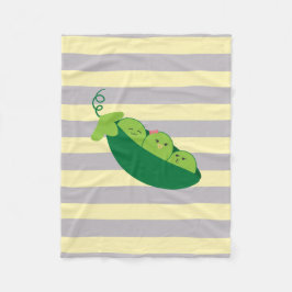 Sweet Pea Fleece Deken