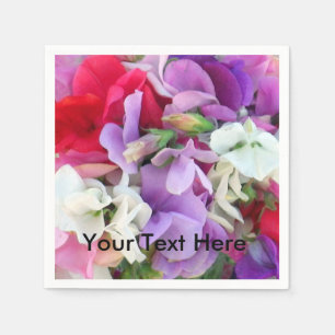 Sweet Pea Flowers servet
