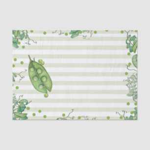 Sweet Pea Green grillige polka dot Baby shower Tissuepapier