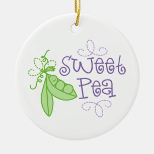 Sweet Pea Keramisch Ornament