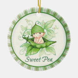 Sweet Pea Keramisch Ornament