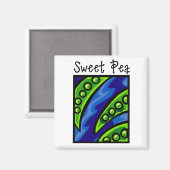 Sweet Pea Magneet (Voorkant / Achterkant)