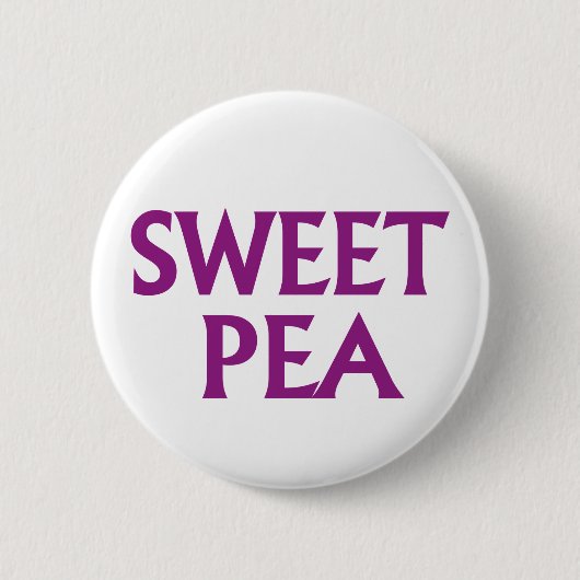 Sweet Pea Ronde Button 5,7 Cm (Voorkant)
