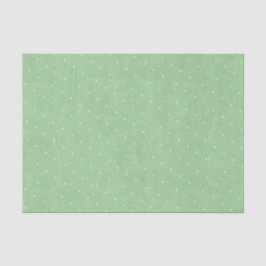 Sweet Pea Tea Birthday - Green Polka-Dot Tissuepapier