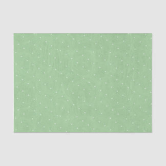 Sweet Pea Tea Birthday - Green Polka-Dot Tissuepapier