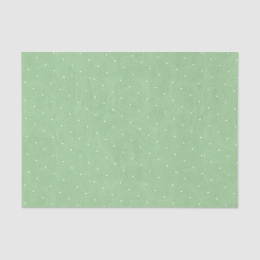 Sweet Pea Tea Birthday - Green Polka-Dot Tissuepapier (Voorkant)