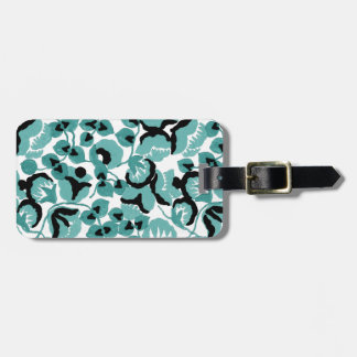 Sweet Pea (Teal) Fine Art Bagagelabel