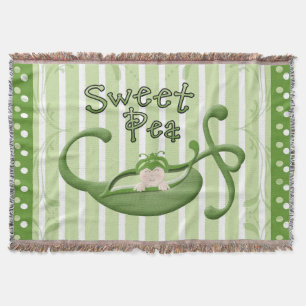 Sweet Pea Throw Blanket Deken