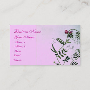 Sweet Pea Victorian Garden Carte de visite