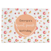Sweet Peach Anniversaire Grand sac cadeau (Dos)