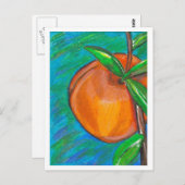Sweet Peach Briefkaart (Voorkant / Achterkant)
