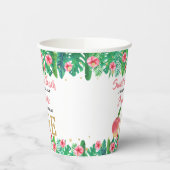 Sweet Peach Girls 1ste verjaardag Papieren Bekers (Links)