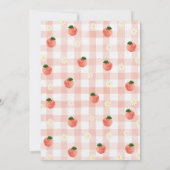 Sweet Peach Invitation du 2e anniversaire (Dos)