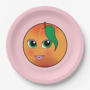 Sweet Peach Papieren Bordje