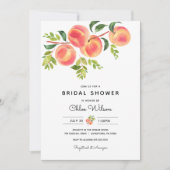 Sweet Peaches Invitation de douche nuptiale (Devant)