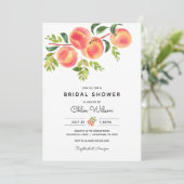 Sweet Peaches Invitation de douche nuptiale (Debout devant)