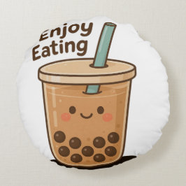 Sweet Pearl Charm Rond Kussen