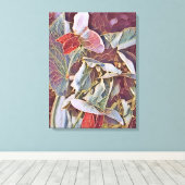 SWEET PEAS CANVAS AFDRUK (Insitu (Houten vloer))